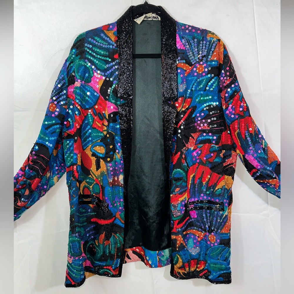 Vintage Judith Ann Creations Jacket, size M, Multicolor